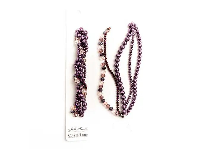 Crystal Lane Diy Twisted Bead Strands Wisteria