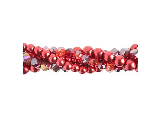 Crystal Lane Diy Twisted Bead Strands Dahlia