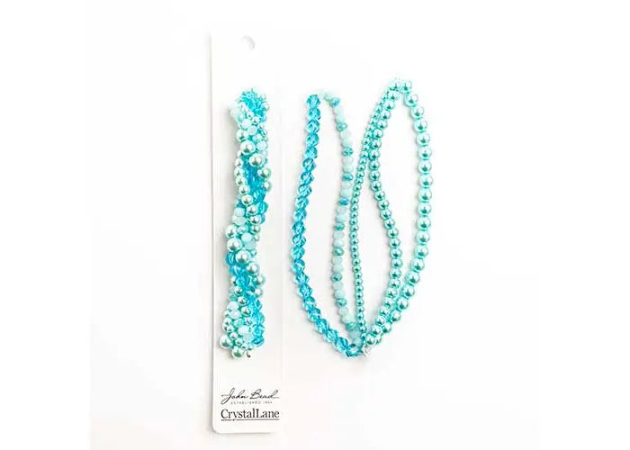 Crystal Lane Diy Twisted Bead Strands Bell Flower