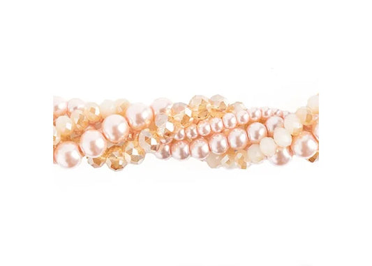 Crystal Lane Diy Twisted Bead Strands Cherry Blossom