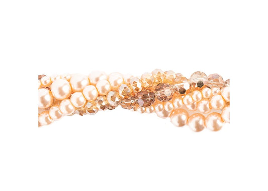 Crystal Lane Diy Twisted Bead Strands Garden Rose