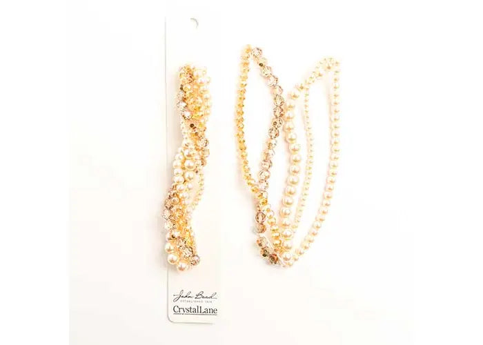 Crystal Lane Diy Twisted Bead Strands Garden Rose
