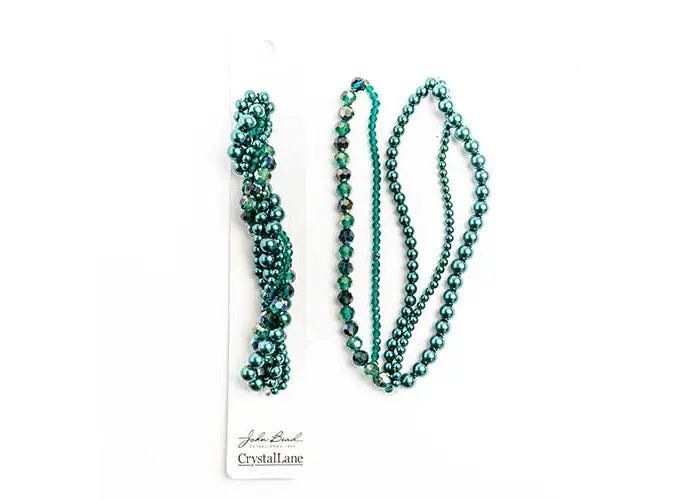 Crystal Lane Diy Twisted Bead Strands Teal Hydrangea