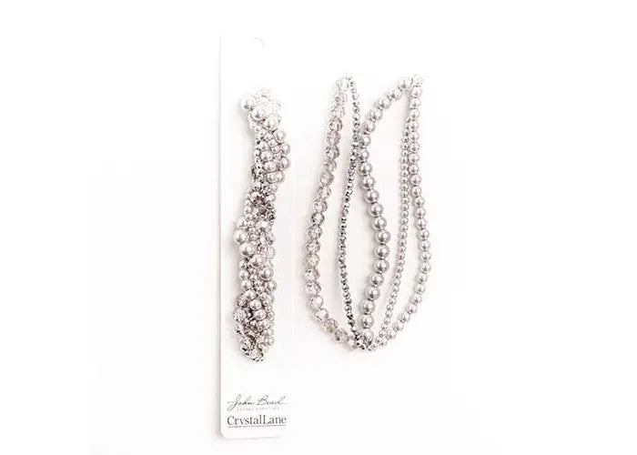 Crystal Lane Diy Twisted Bead Strands Silver Brunia