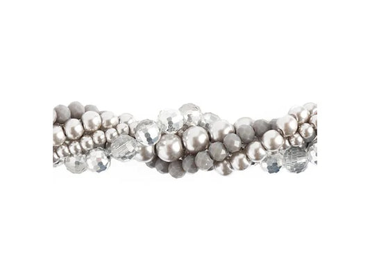 Crystal Lane Diy Twisted Bead Strands Dusty Miller