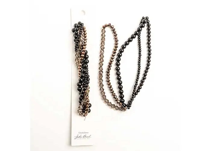 Crystal Lane Diy Twisted Bead Strands Bat Orchid