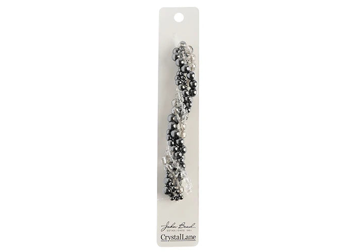 CRYSTAL LANE DIY TWISTED BEAD STRANDS BLACK MAGIC HOLLYHOCK