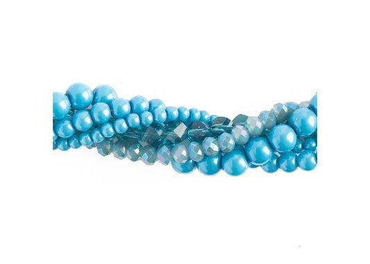 Crystal Lane Diy Twisted Bead Strands Bird Bill Dayflower