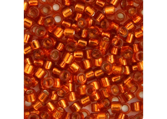 Miyuki Delica 11/0 Burnt Orange S/l Dyed Db-1333