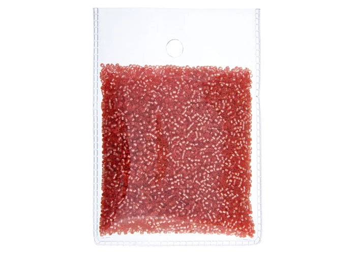 Miyuki Delica 11/0 Red Watermelon Semi-matte Dyed Db-684