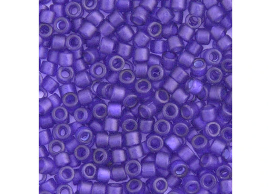 Miyuki Delica 11/0 Cobalt Blue Transparent Matte-dyed Db-785