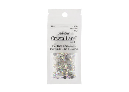 Crystal Lane Diy Flat Back Rhinestones Ss20(4.7mm) Crystal Ab 144pcs