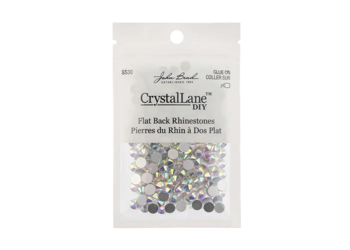Crystal Lane Diy Flat Back Rhinestones Ss30(6.5mm) Crystal Ab 288pcs
