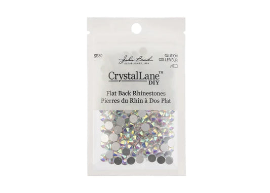 Crystal Lane Diy Flat Back Rhinestones Ss30(6.5mm) Crystal Ab 288pcs