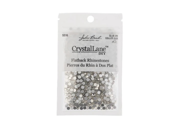 Crystal Lane Diy Flat Back Rhinestones Ss16 (4mm) Crystal 1440pcs