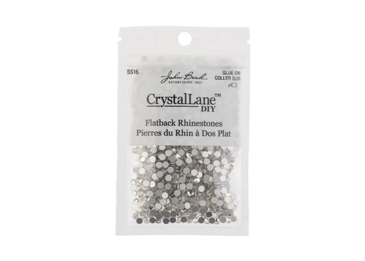 Crystal Lane Diy Flat Back Rhinestones Ss16 (4mm) Crystal 1440pcs