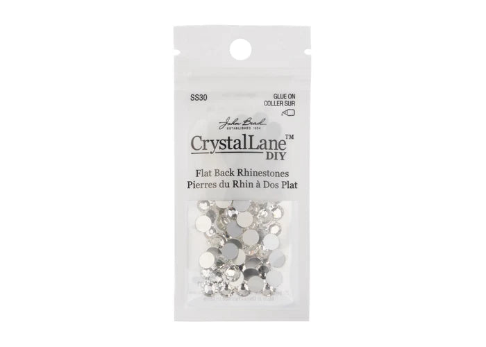 Crystal Lane Diy Flat Back Rhinestones Ss30(6.5mm) Crystal 72pcs