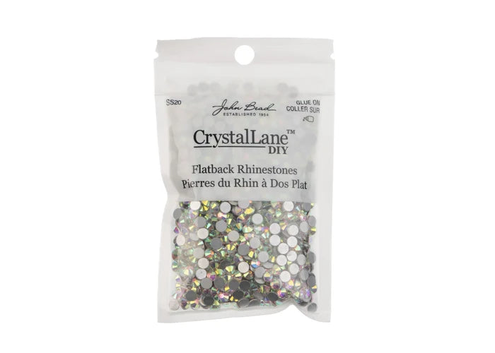 Crystal Lane Diy Flat Back Rhinestones Ss20(4.7mm) Crystal Ab 1440pcs