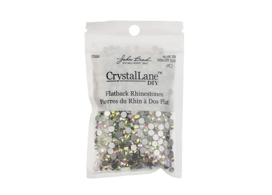 Crystal Lane Diy Flat Back Rhinestones Ss20(4.7mm) Crystal Ab 1440pcs