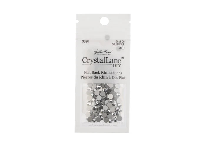 Crystal Lane Diy Flat Back Rhinestones Ss20(4.7mm) Metallic Silver 144pcs