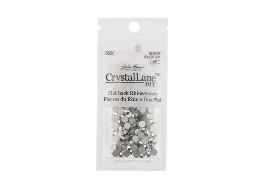 Crystal Lane Diy Flat Back Rhinestones Ss20(4.7mm) Metallic Silver 144pcs