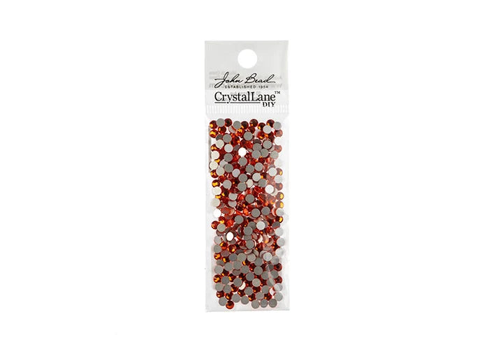 Crystal Lane Diy Flat Back Rhinestones Ss16 (4mm) Orange 288pcs