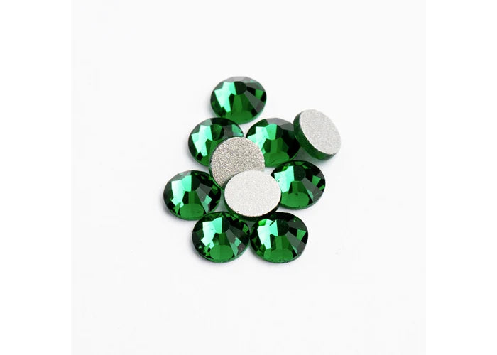 Crystal Lane Diy Flat Back Rhinestones Ss20(4.7mm) Emerald 144pcs
