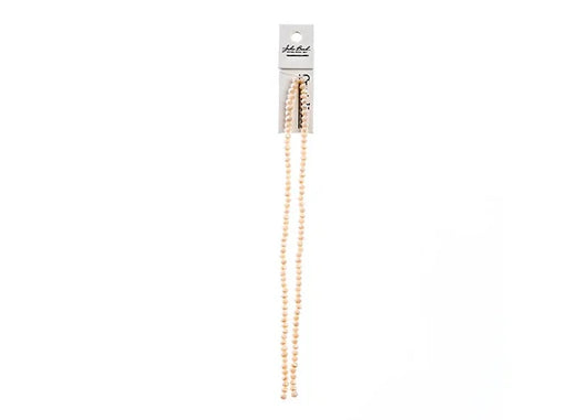 Crystal Lane Diy Rondelle 2 Strand 7in (apx110pcs) 3x4mm Opaque Cream Ab