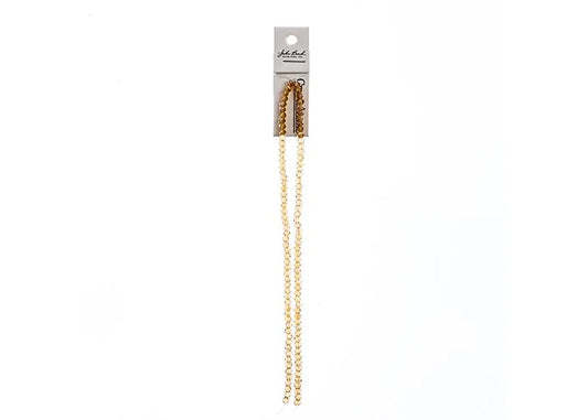 Crystal Lane Diy Rondelle 2 Strand 7in (apx110pcs) 3x4mm Transparent Topaz Ab