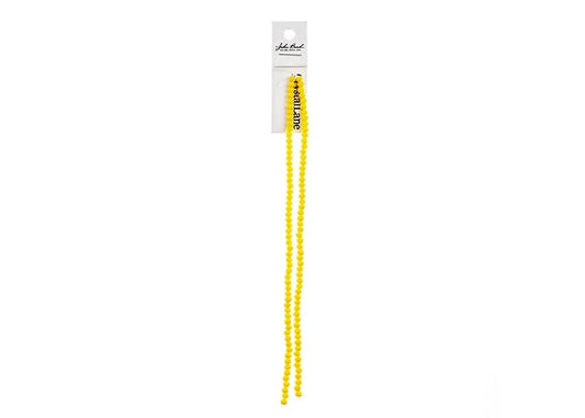Crystal Lane Diy Rondelle 2 Strand 7in (apx110pcs) 3x4mm Opaque Yellow
