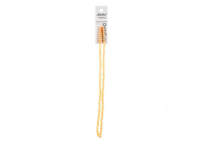 Crystal Lane Diy Rondelle 2 Strand 7in (apx110pcs) 3x4mm Opaque Cream