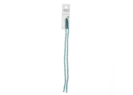 Crystal Lane Diy Rondelle 2 Strand 7in (apx110pcs) 3x4mm Opaque Dark Blue