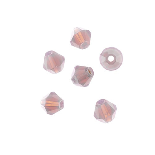 CRYSTAL LANE DIY BICONE 2STRAND 7IN (APX96PCS) 4MM OPAQUE DARK PURPLE