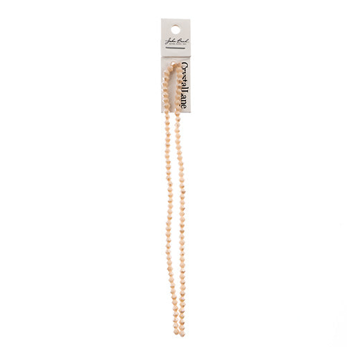 Crystal Lane Diy Bicone 2strand 7in (apx96pcs) 4mm Opaque Cream Ab