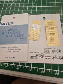 Myuki Extra Fine Beading Needles - Turtle Island Beads And Silver