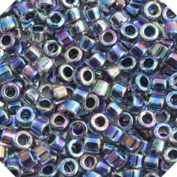 MIYUKI DELICA 11/0 DARK BLUE AB LINED-DYED DB-86