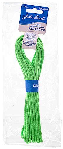 Craft Paracord 16FT (4.8M) 4MM Neon Green