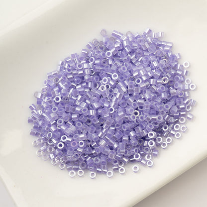 CYLIN BEAD 11/0 25G BAG CRYSTAL PURPLE LINED CEYLON