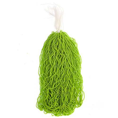 CZECH SEED BEADS 15/0 CUT APX100G OPAQUE GREEN