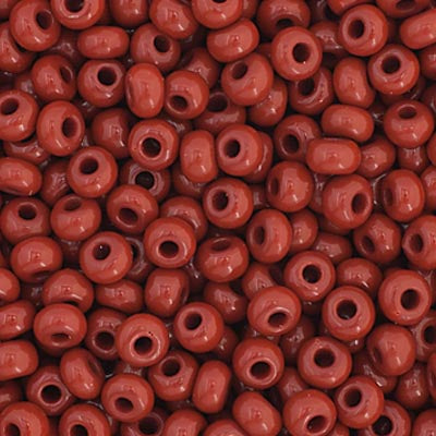 CZECH SEED BEAD 11/0 OPAQUE LIGHT BROWN