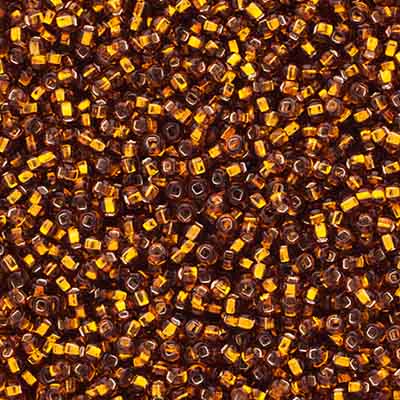 Czech Seed Beads Apx 24g Vial 10/0 Dark Smoketopaz S/l