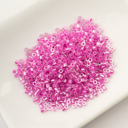 CYLIN BEAD 11/0 25G BAG CRYSTAL FUCHSIA LINED CEYLON