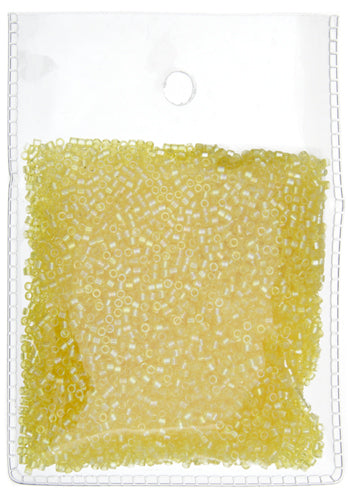 MIYUKI DELICA 11/0 YELLOW TRANSPARENT AB DB-171