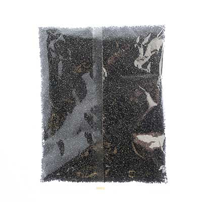 MIYUKI DELICA 11/0 PICASSO OPAQUE SMOKY BLACK DB-2261