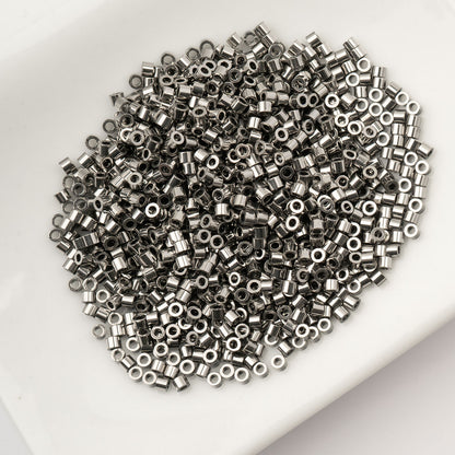 CYLIN BEAD 11/0 25G BAG STEEL