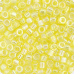 MIYUKI DELICA 11/0 YELLOW TRANSPARENT AB DB-171