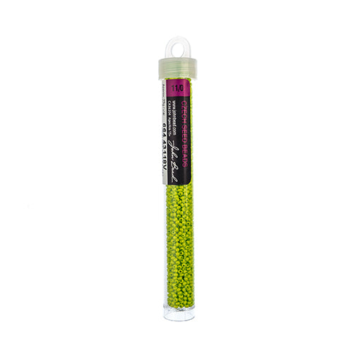 CZECH SEED BEAD 11/0 TERRA INTENSIVE LIGHT GREEN