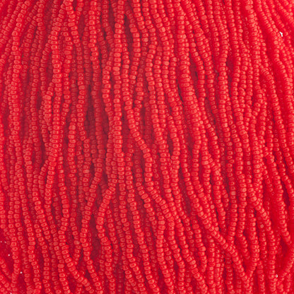 CZECH SEED BEADS 15/0 CUT APX100G OPAQUE LIGHT RED