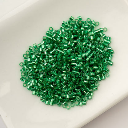 CYLIN BEAD 11/0 25G BAG EMERALD S/L