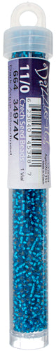 CZECH SEED BEAD 11/0 S/L DARK AQUA